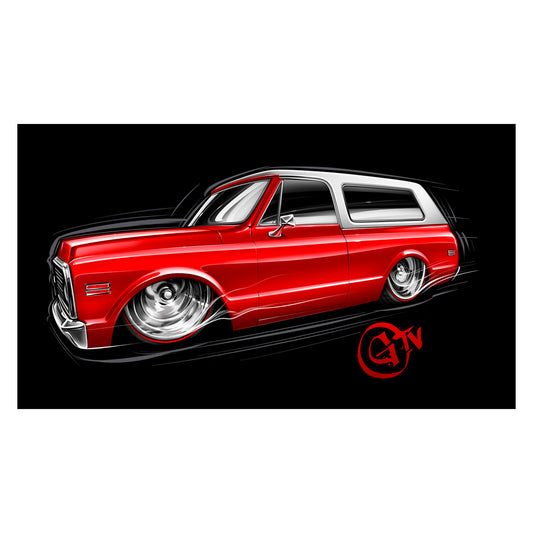 K5 Blazer Garage Banner